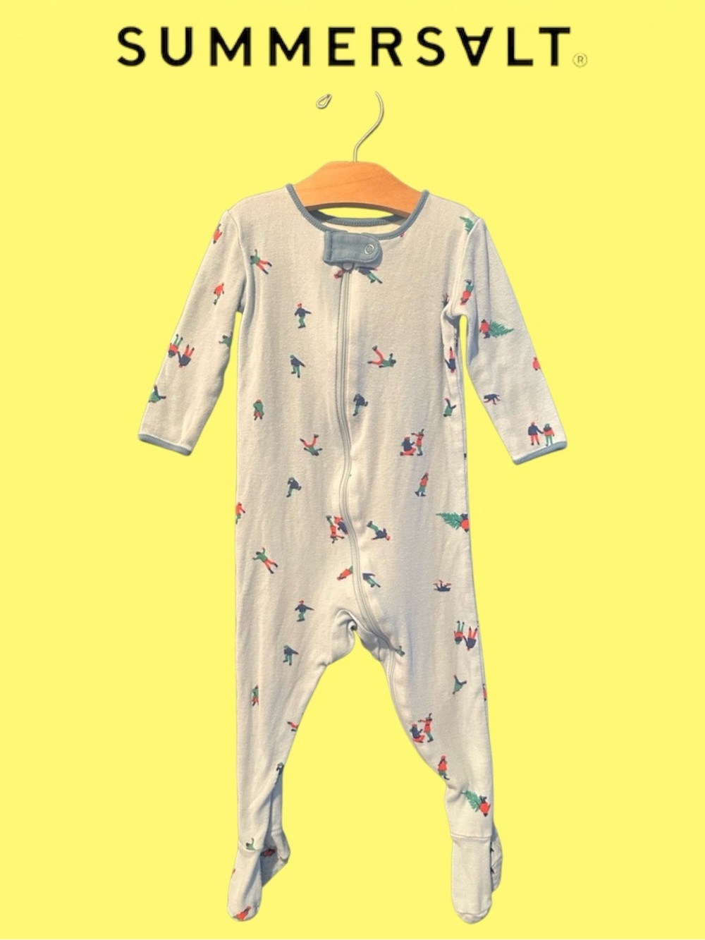 Summersalt Holiday Zip-up Footie
